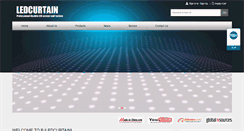 Desktop Screenshot of bjledcurtain.com